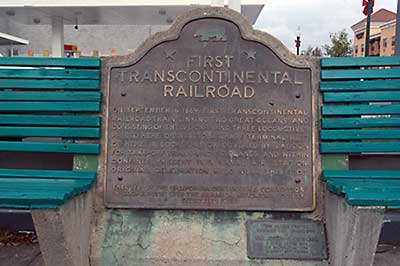 Site of the Alameda Terminal of the First Transcontinental Railroad