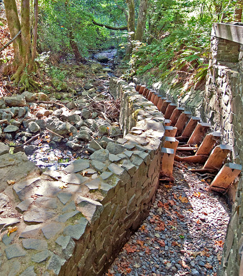 Denil Fishway in San Leandro Creek
