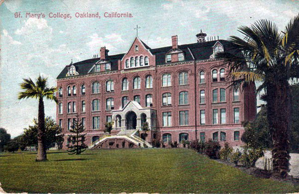 Postcard of Saint Mary's College in Oakland, California