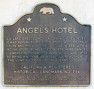 california landmark 734 angels hotel in angels camp california angels hotel 400x380