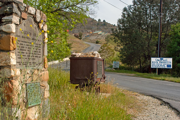 California Historical Landmark #274: Carson Hill California Historical Landmark #274: Carson Hill