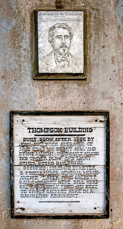Historic Point of Interest in Murphys: Thompson Building