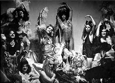 The Cockettes in Luminous Procuress<br>Photo copyright Scott Runyon.