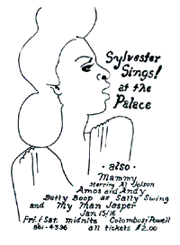Sylvester Sings at the Palace
