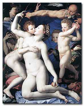 Venus, Cupid, Folly and Time by Agnolo Branzino