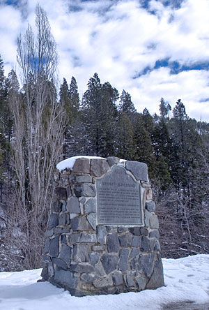 Site of Riverton Pony Express Remount Station Near Kyburz, California
