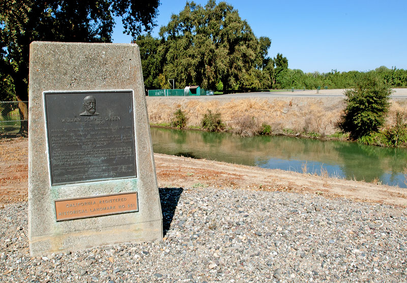 Site Of First Posted Water Notice Near Hamilton City, California