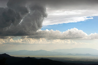 Jemez Mountains Viewed from the Sangre de Christo Mountains