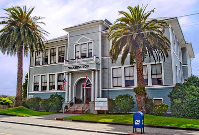 National Register #02000329: Washington School in Eureka, California