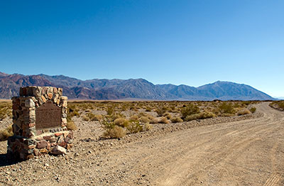 California Historical Landmark 444: Bennett-Arcane Long Camp in Death Valley