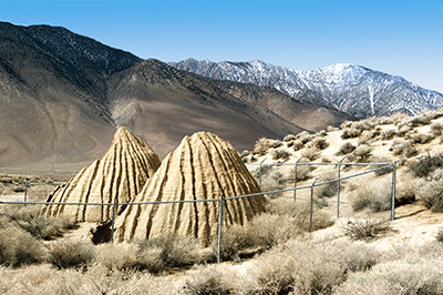 California Historical Landmark 537: Cottonwood Charcoal Kilns in Cartago