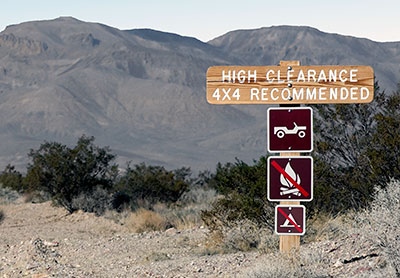 The Road to Leadfield in Death Valley National Park