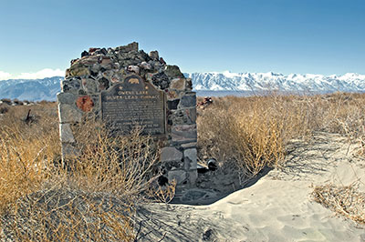 California Historical Landmark 752: Owens Lake Silver-Lead Furnace in Keeler