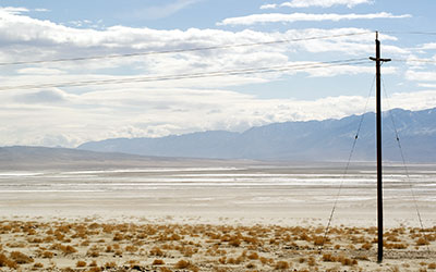 Owens Lake Near Keeler, California