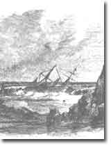 Wreck of the Steamship Tennessee in Bolinas Bay