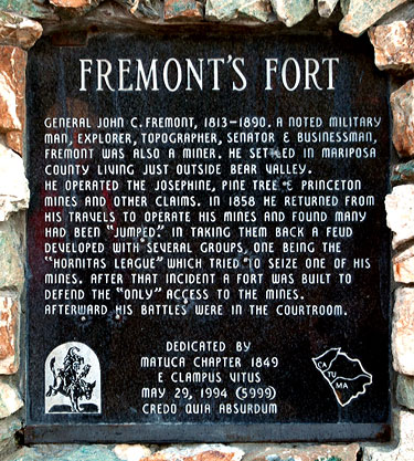 Fremont&rsquo;s Fort in Mariposa County, California