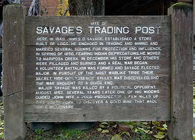 Savage&rsquo;s Trading Post in Mariposa County, California