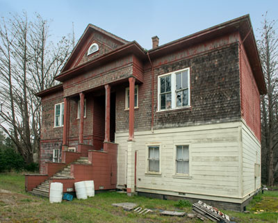 Manchester Schoolhouse in Mendocino County, California