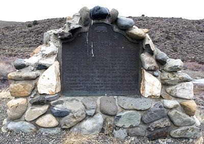 Site of Dog Town in Mono County, California