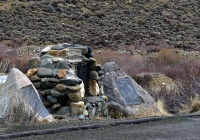 Site of Dog Town in Mono County, California