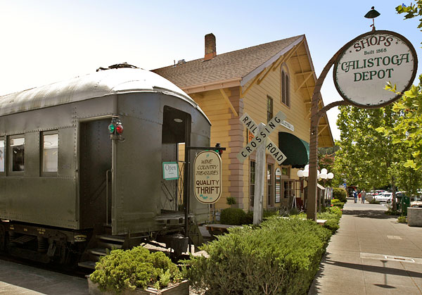Calistoga Depot in Napa Valley