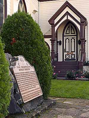 First Presbyterian Church Building Commemorative Plaque
