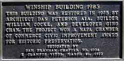 Winship Building Commemorative Plaque