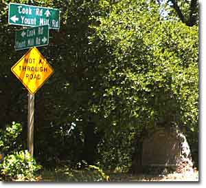 Site of George Yount Blockhouse Near Yountville, California