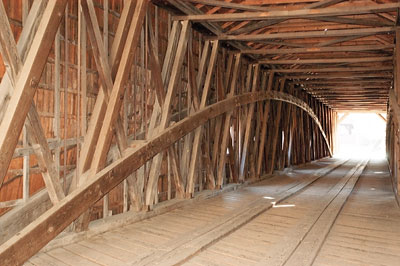 Bridgeport Covered Bridge in Nevada County, California