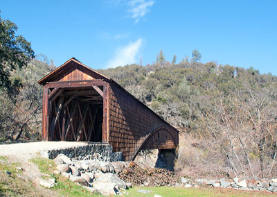 Bridgeport Covered Bridge in Nevada County, California