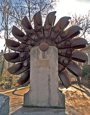 A Pelton  Water Wheel in Nevada City, California