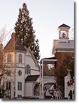 Broad and Mill Streets in Nevada City, California