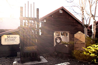 Pelton Wheel Manufacturing Site in Nevada City, California