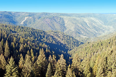 View from Washington Ridge on the Emigrant Trail to Nevada City