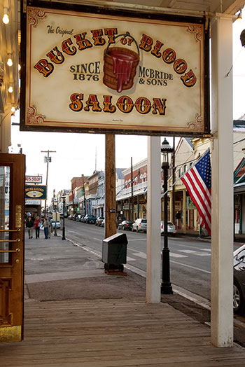 Bucket of Blood Saloon in Virginia City, Nevada