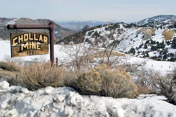 Chollar Mine in Virginia City, Nevada