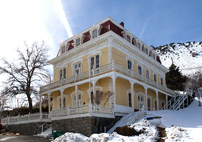 Savage Mansion in Virginia City, Nevada
