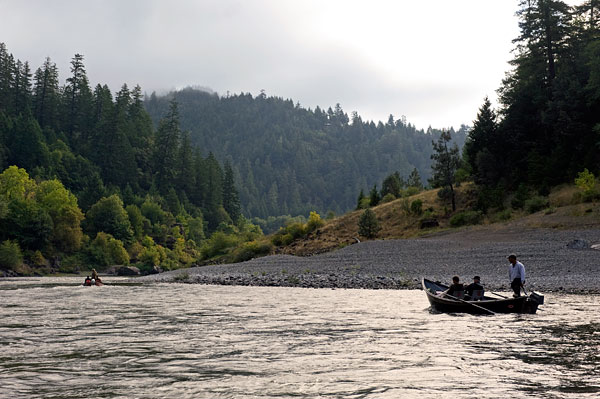 Fishing in the Rogue River Near Gold Beach