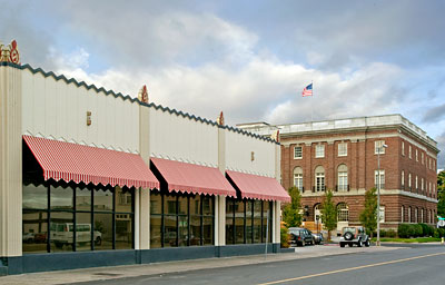 Fluhrer Bakery Building in Medford, Oregon