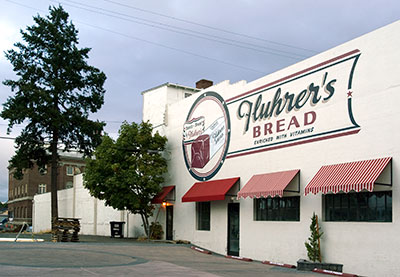 Fluhrer Bakery Building in Medford, Oregon