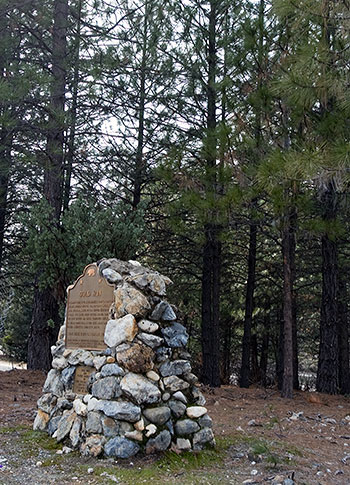 Town of Gold Run in Placer County, California