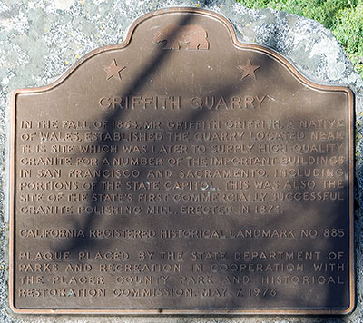 Griffith Quarry in Penryn, California