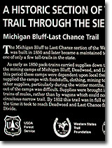 Michigan Bluff-Last Chance Trail in Placer County, California