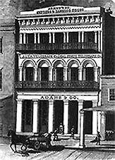 Adams and Company Building in Old Sacramento, California