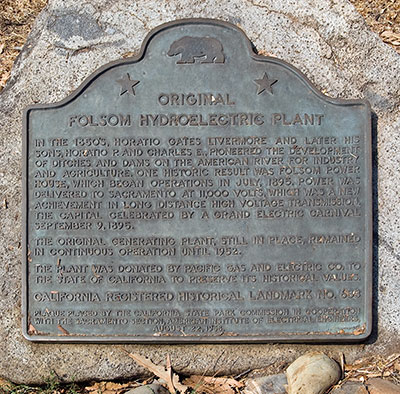California Landmark 633: Old Folsom Powerhouse