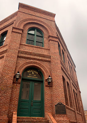 California Historical Landmark 633-2: Sacramento Station A