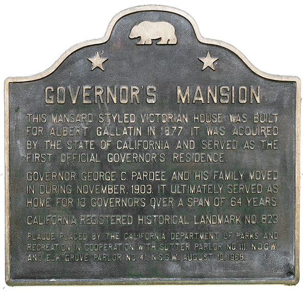 California Landmark 823: Governor&rsquo;s Mansion in Sacramento
