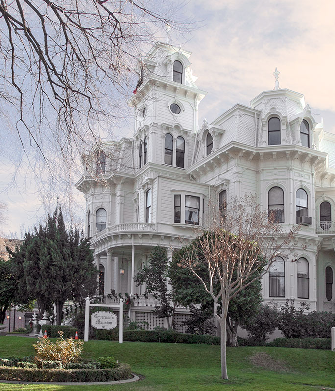 California Historical Landmark 823 Governor's Mansion in Sacramento