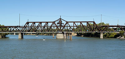 I Street Bridge in Sacramento, California