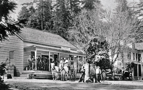 California Historical Landmark #343: Old Store at La Honda